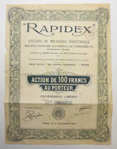 Vintage action rapidex - sa,